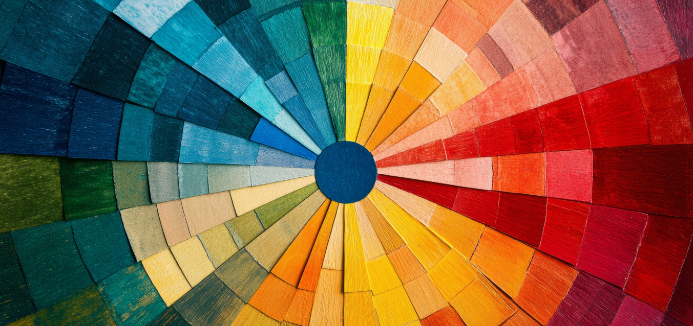 Цветовой круг, абстракция