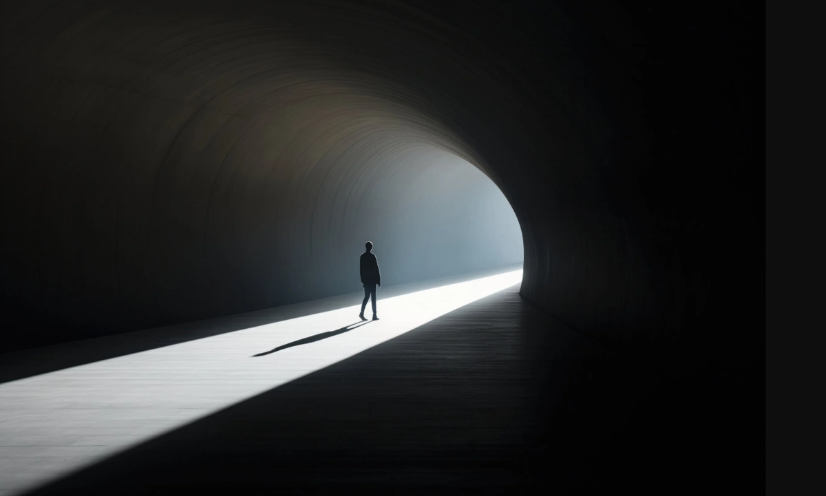 Загадочный свет в туннеле