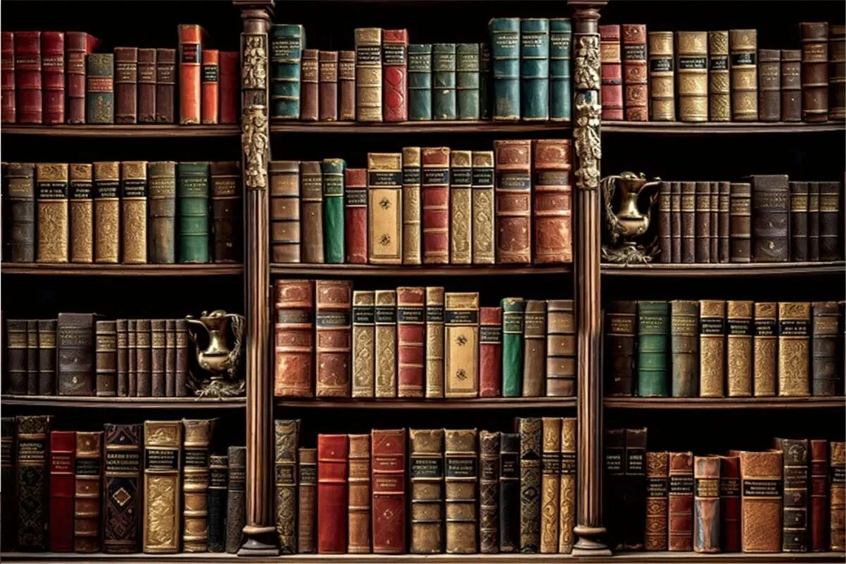 Библиотека с книгами